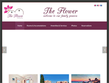 Tablet Screenshot of flower-santorini.com